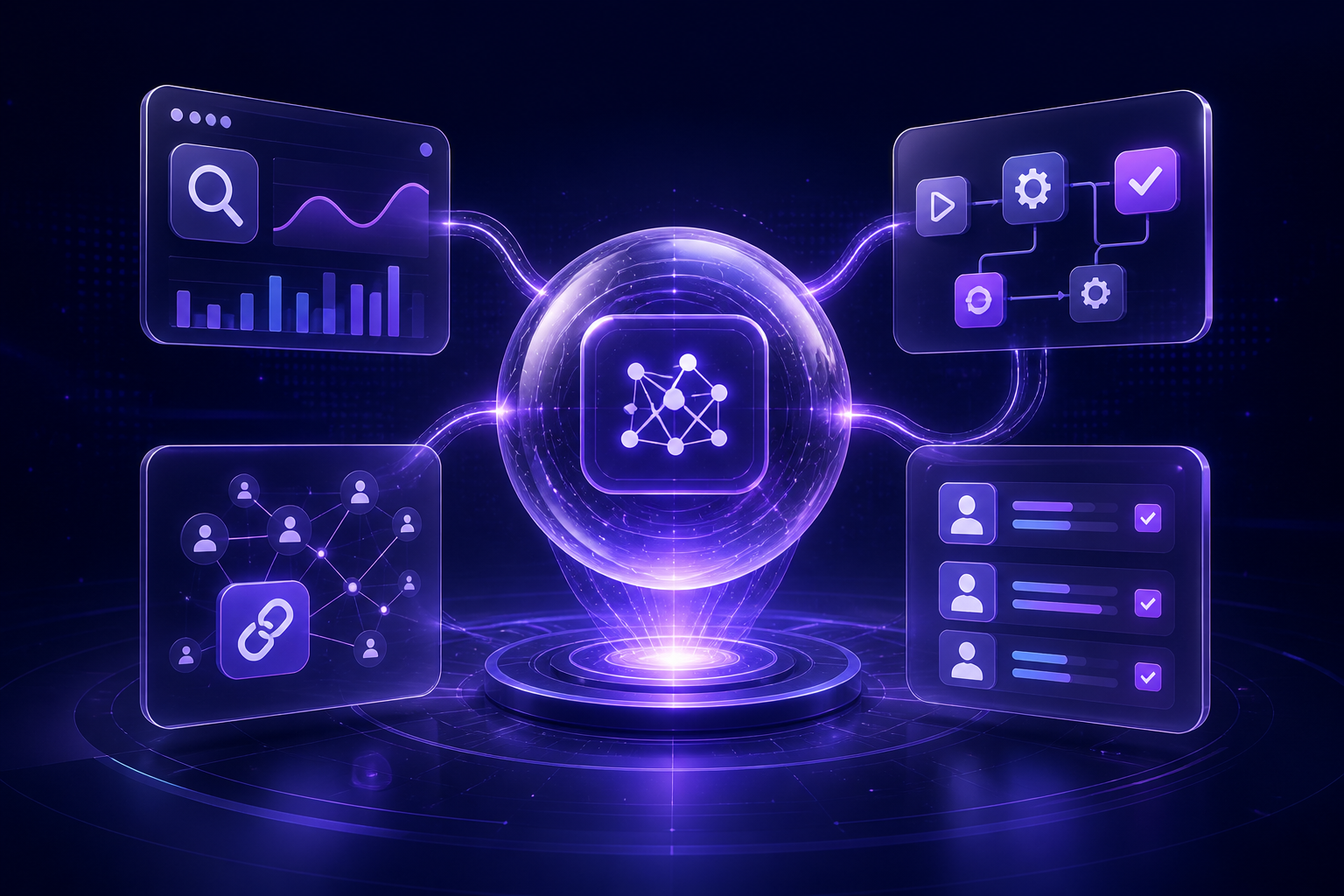 Digital Rank 360 AI growth engine connecting search, automation, authority and lead generation